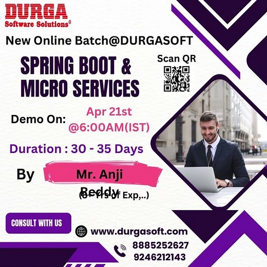 🔥 Master Spring Boot & Microservices @DURGASOFT!