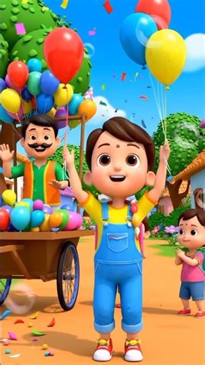 Balloon Balloon Up Up Up | Viral Kids Song & English Rhyme