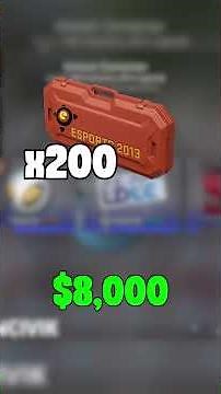 The BIGGEST CSGO Case Opening IN HISTORY is about to happen ($200,000) #csgocases