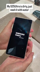 3.2K reactions · 125 shares | My S25Ultra is dirty, just wash it with water | Trendy Tech Review | Facebook