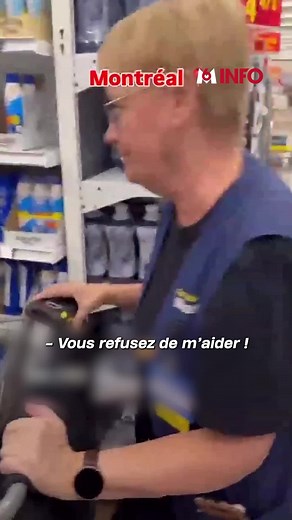 C’est la vidéo qui fait polémique au Québec cette semaine. Un client anglophone d’un Walmart de la région de Montréal demande à une employée québécoise de lui parler en anglais, ce qu’elle refuse de faire. Sauf qu’au Québec, le droit de travailler en français est protégé par la loi. #M6info #actu #info #pourtoi #SinformersurTikTok