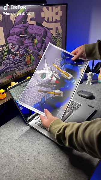 Personalize Your Laptop with Gundam Mecha Stickers