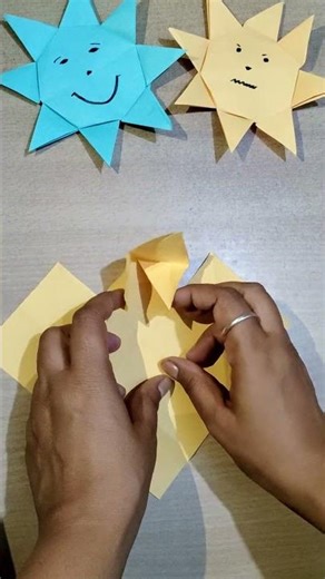 Easy Paper Sun Origami ☀️🎨