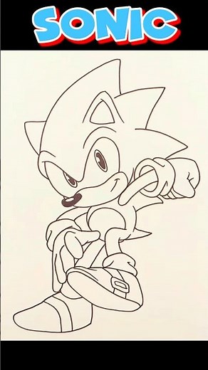 How To Draw CLASSIC SONIC | Sonic The Hedgehog | Step By Step #sonic #classicsonic