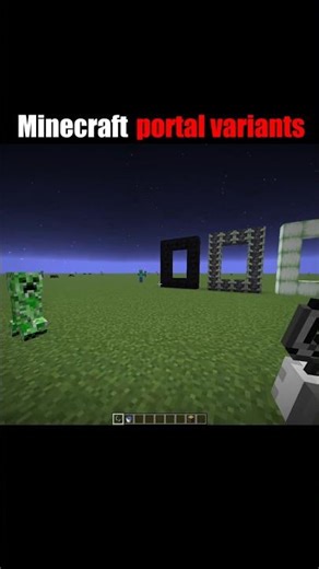 Trying Viral Minecraft Portal Variants! 🔮 #minecraft #shorts