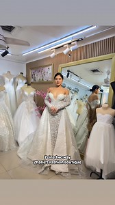 9.7K views · 53 reactions | Code: Zeina – Studded Lace Two-Way Gown...