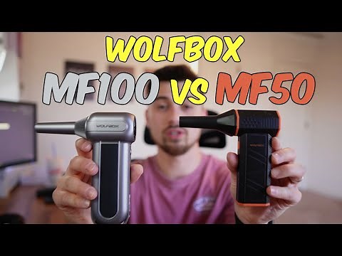 WOLFBOX MF100 vs WOLFBOX MF50 | Which Electric Air Duster is Best?