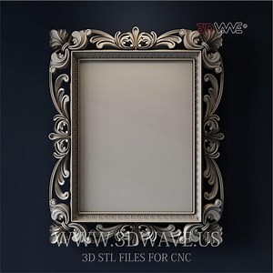 3D CNC Carving STL File: Mirror & Picture Frame Template (digital Download - Etsy