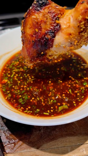 Grilled chicken with tamarind sauce! Yummy! 😋 | PRESTIN