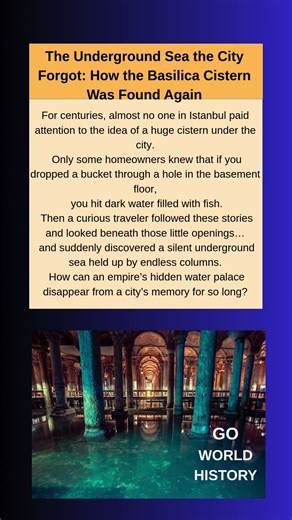Basilica Cistern: The “Forgotten” Underground Sea Beneath Istanbul | Lost and Found History