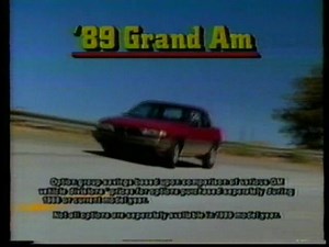 1989 Grand Am Commercial | 30 Millionth Pontiac Wentzville Assembly GM Bonneville SSEi UAW 2250