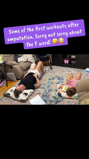 #amputation #recovery #stretching #granddaughter #amputeelife I always had a partner when I needed to get my stretches in! 💕
