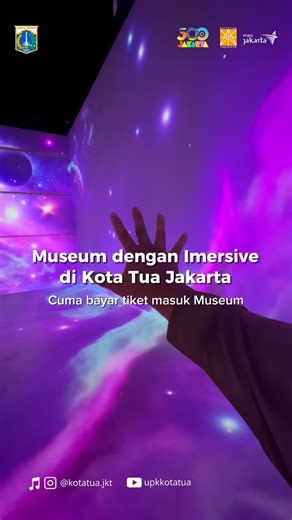 Upk Kotatua on Instagram: "Hai sahabat Kota Tua! Di Kota Tua Jakarta ada museum yang menghadirkan pengalaman imersif Cukup bayar tiket masuk museum, kamu sudah bisa menikmati penayangan imersif tanpa biaya tambahan. Untuk jadwal dan detail penayangan, jangan lupa cek media sosial masing-masing museum ya! ——— There are museums in Jakarta Old Town that offer an immersive experience You only need to pay the regular museum entrance ticket to enjoy the immersive shows. For schedules and details, make