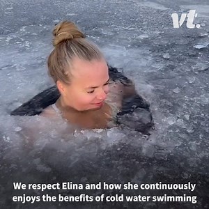 This is one way to properly wake yourself up in the morning! We take a closer look at this woman's crazy ice bath routine and the benefits it can have for your body. | VT