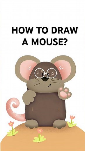 🐭 How to Draw a Cute Mouse in Easy Steps | Drawing Short