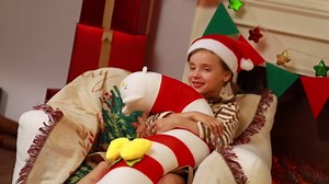 SpecialYou Snowman Plush Pillow, 12-Inch Snowman Stuffed Animal with Christmas Hat and Scarf, Unique Plush Toy for Kids Teens Home Decor