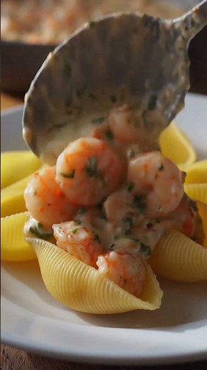 🦐🧀 Creamy Shrimp Stuffed Shells
