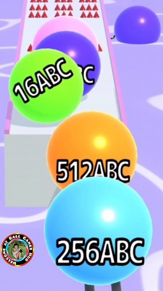 Ball Run 2048 Infinity Mode Endless Merge Madness #ballgameshub 😱🔥 #shorts