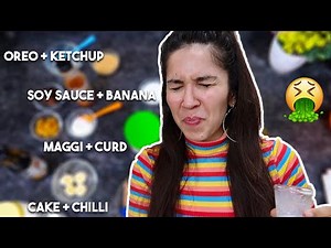 TRYING *WEIRD* FOOD COMBINATIONS | Heli Ved