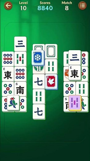 mahjong game match puzzle 2 USA #shorts