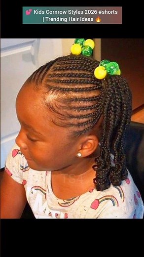 💕 Kids Cornrow Styles 2026 #shorts | Trending Hair Ideas 🔥 #hairstyles #braids #cornrows