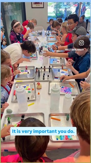 Who needs a Black Amex when you can have a blue library card? Video Alt Text: A series of photos showing patrons using different areas of the library with the text: "In 2026 you will have the desire to visit the library. It is very important you do." | Bozeman Public Library