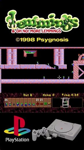 Lemmings & Oh No! More Lemmings VS・レミングス (Machine Type: PlayStation)