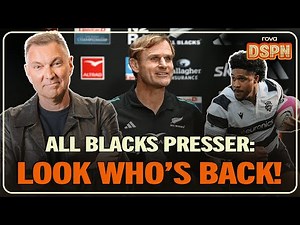 Scott Robertson on Fainga'anuku's Return & Springbok Challenge | All Blacks Presser