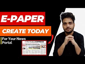 How to Create E-paper For News Website | Easy Step-by-Step Tutorial | #7knetwork | #newsportal