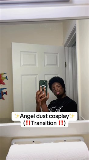 Jed on Instagram: "ANGEL IS BACK!!!! #angeldustcosplay #hazbinhotel #hazbinhotelcosplay #angeldusthazbinhotel #cosplay #cosplayer #treachercollins #poccosplayer #angeldust #reel #hazbinhotel"