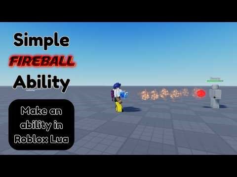Script a Fireball Ability In Roblox Studio! Learn to code any ability! | Roblox Luau