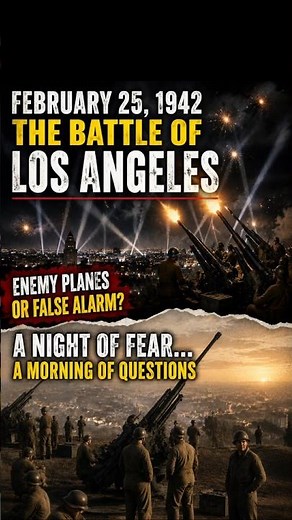 The Battle of Los Angeles: What Really Happened on February 25, 1942?#usa #usahistory #ww2 #america