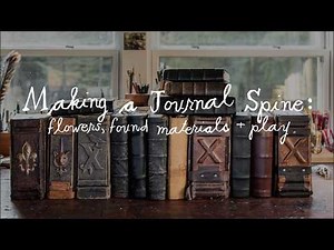 How to Make a Decorative Spine for Your Handmade Journal | Bookbinding Tutorial | Peg and Awl