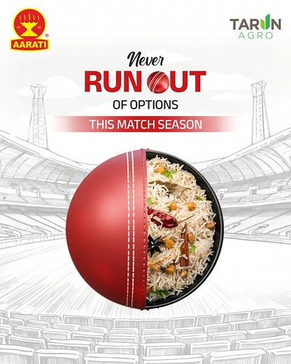 183 reactions | You’ll never run out of tasty options while watching the match when Aarati Rice is on your plate. #AaratiRiceNepal #AaratiRice #BasmatiRice #RiceforAll #nepal | Aarati Rice Nepal | Facebook