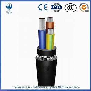 [Hot Item] Ugefp CE Certified Steel Wire Armoured Control Myptj EPDM Insulated Cm Sheathed Trailing Strong Energy Transmission Electric Mining Neoprene Cable