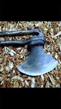P93: Talent! Mini Axe Making Process!!! #blacksmithing #shortsfeed