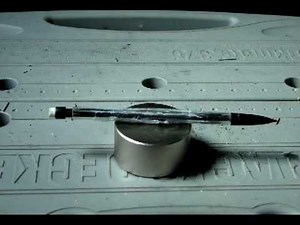 Dangerous Neodymium Magnets Smash Pencil