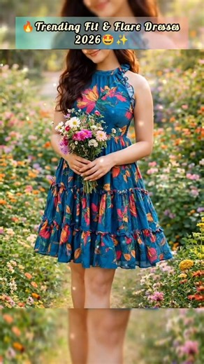 🤩Trending A-Line & Fit Flare Dresses✨Summer outfits ideas🥳👗 #Shorts #RimpaFashion #SummerOutfits #yt
