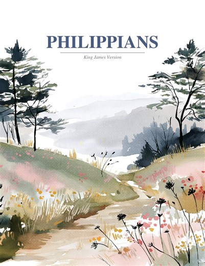 KJV Bible - Philippians - Printable Bible Study Journal Notebook - Expository Study Bible - Individual Books of the Bible Digital Download - Etsy