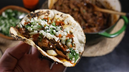 Juicy, Low-And-Slow Barbacoa Tacos Recipe