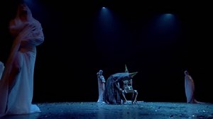 BELGIAN RULES / BELGIUM RULES Direction, choreography: Jan Fabre / Text: Johan de Boose / Music: Raymond van het Groenewoud & Andrew Van Ostade / Costume: Kasia Mielczarek & Maarten Van Mulken. Filmed by La Compagnie des Indes, with the following performers: Lore Borremans, Annabelle Chambon, Cédric Charron, Anny Czupper, Conor Thomas Doherty, Stella Höttler, Ivana Jozic, Gustav Koenigs, Chiara Monteverde, Pietro Quadrino, Annabel Reid, Ursel Tilk, Irene Urciuoli, Kasper Vandenberghe, Andrew Van