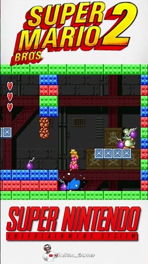 Super Mario Bros. 2 Super Nintendo #retrogaming