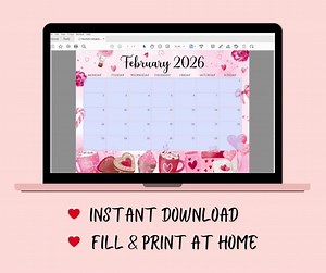 Editable 2026 Calendar A4, Monday Start Monthly Planner PDF, Printable School Home Work Organizer, Fillable PDF, Instant Download - Etsy