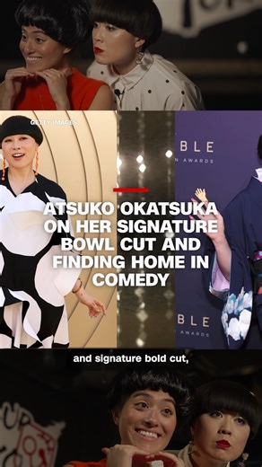 Beyond her vibrant wardrobe and signature bowl cut, Atsuko Okatsuka is known for turning family trauma into laughs. The comedian recalls her grandmother bringing her to the US under the guise of a vacation and jokes about an "Atsuko planet" where everyone shares her haircut. CNN's Hanako Montgomery caught up with Okatsuka in Tokyo and shared a playful moment of copying her signature look. | CNN