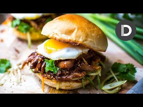Sticky Hoisin Duck Burger!