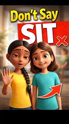 👉 Stop Using “Sit” ❌ Use These Words Instead!