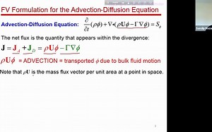 Finite-Volume Discretization of Advection-Diffusion Equation