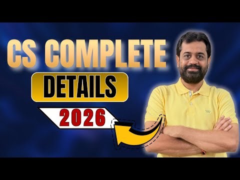 Company Secretary Roadmap 2026 | Complete CS Career Guide - Step by Step Journey