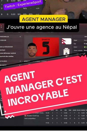 AGENT MANAGER #2 : j’ai créer un MOD pour football manager #fm26 #footballmanager #agentmanager #experincefoot