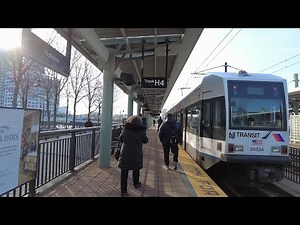 New Jersey Hudson-Bergen Light Rail Ride from Hoboken to Bergenline Avenue (January 14, 2022)